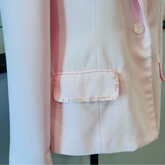 Together, women’s baby pink blazer with iridescent sequin detail. Size 6, xs - Picture 5 of 10